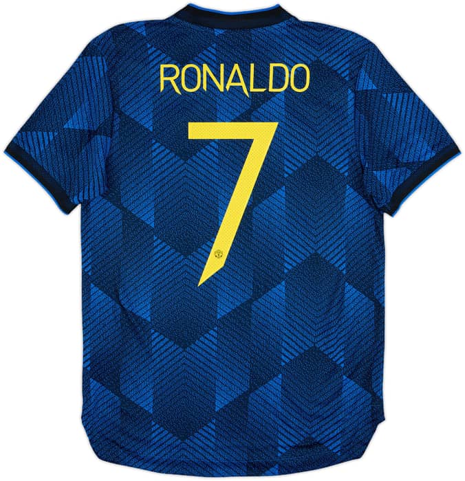 2021-22 Manchester United Authentic Third Shirt Ronaldo #7 - 9/10 - (M)
