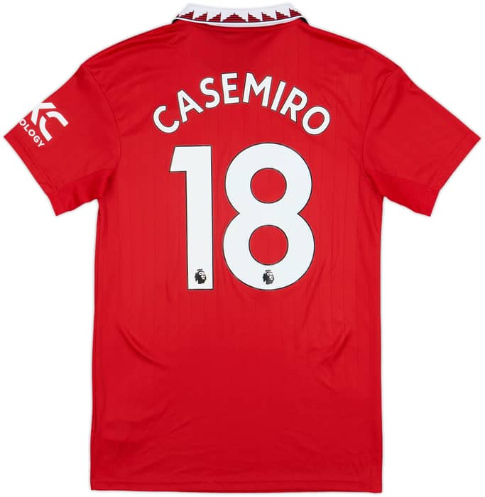 2022-23 Manchester United Home Shirt Casemiro #18 - 10/10 - (S)