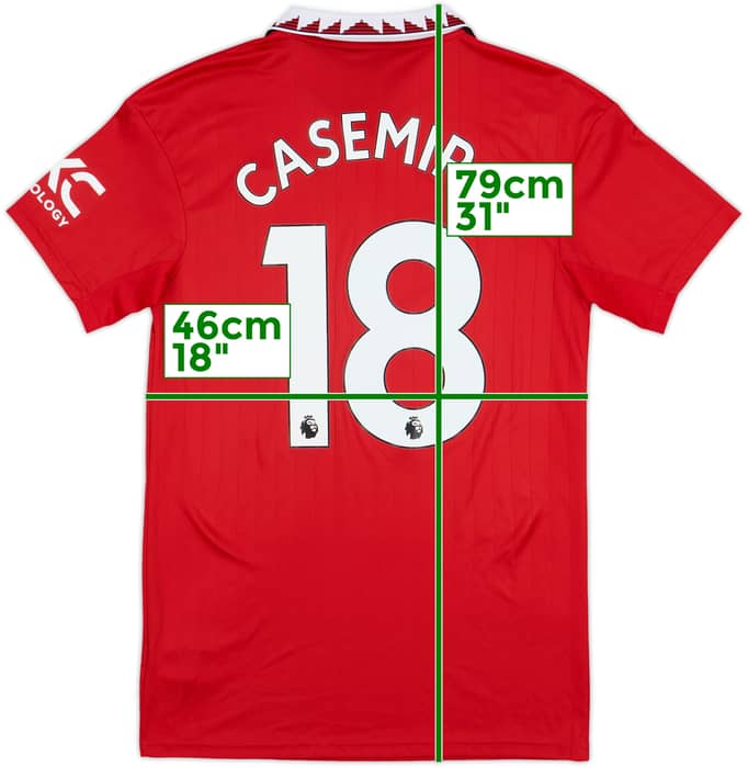 2022-23 Manchester United Home Shirt Casemiro #18 - 10/10 - (S)