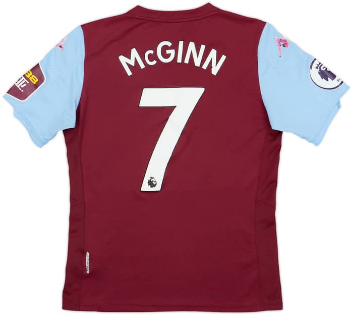 2019-20 Aston Villa Home Shirt McGinn #7 - 4/10 - (L.Boys)