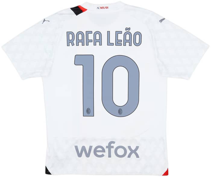 2023-24 AC Milan Away Shirt Rafa Leao #10 - 9/10 - (M)