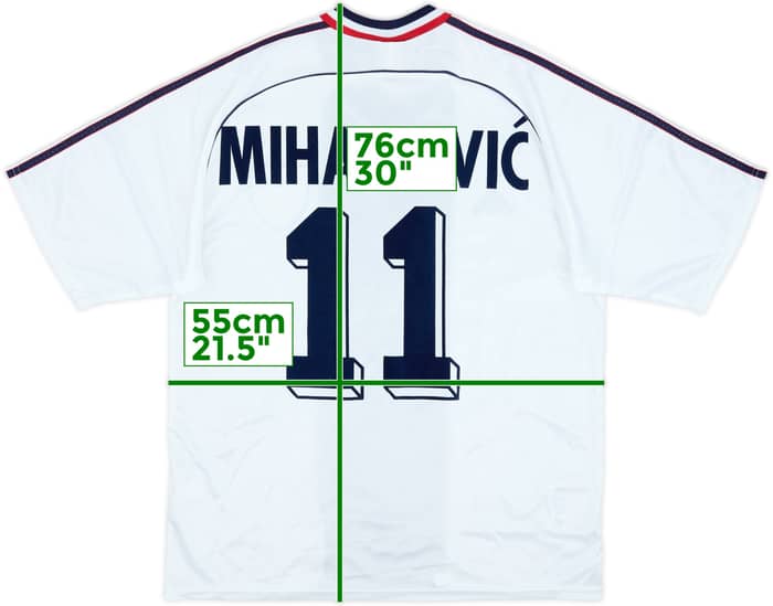 1998-00 Yugoslavia Away Shirt Mihajlovic #11 (L)