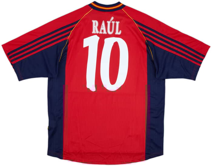 1998-99 Spain Home Shirt Raul #10 (L)
