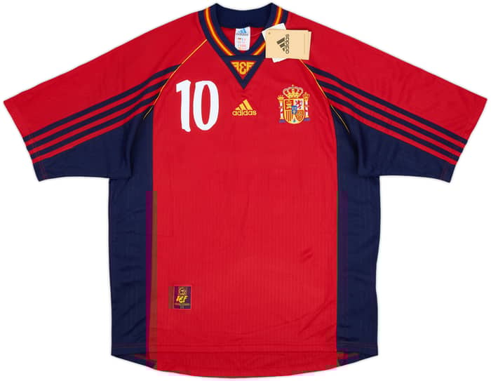 1998-99 Spain Home Shirt Raul #10 (L)