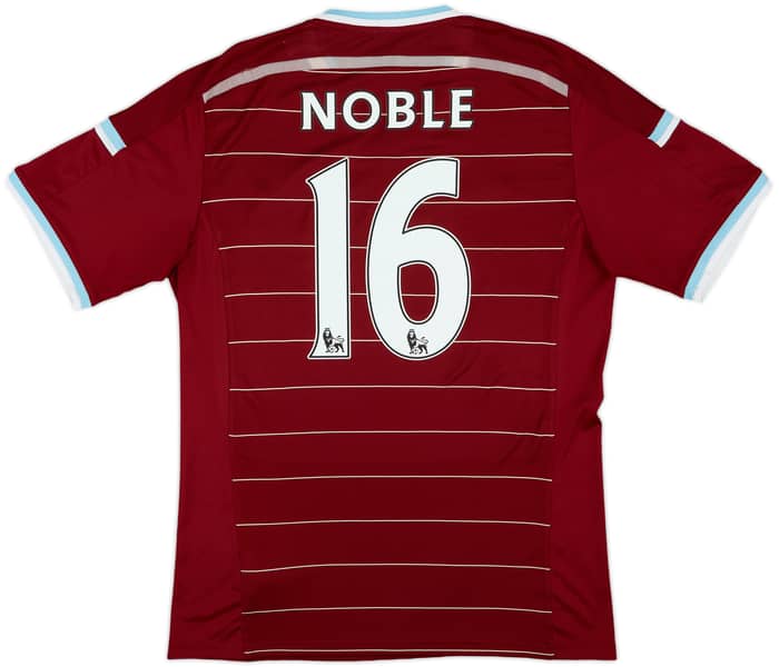 2014-15 West Ham Home Shirt Noble #16 - 8/10 - (M)
