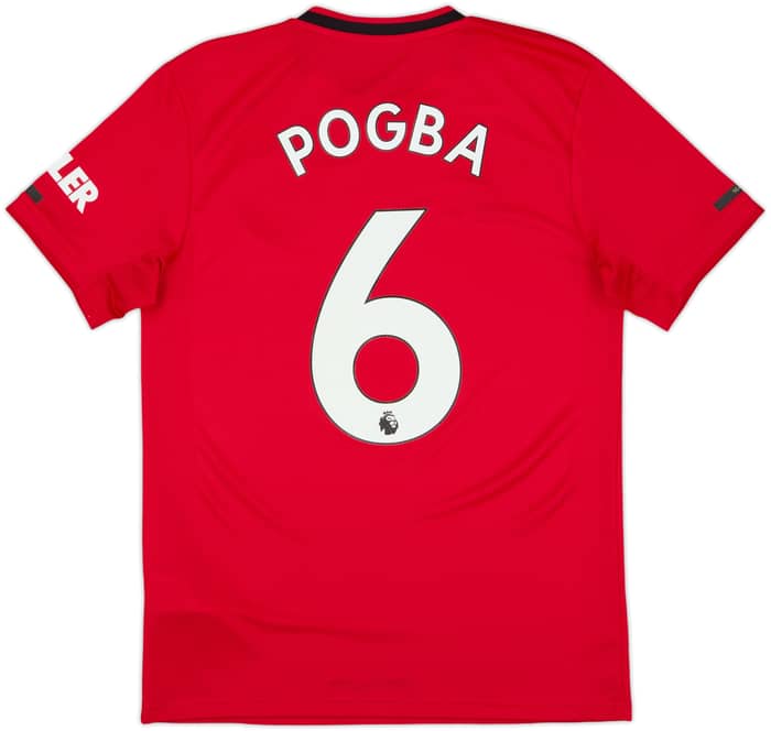 2019-20 Manchester United Home Shirt Pogba #6 - 7/10 - (S)