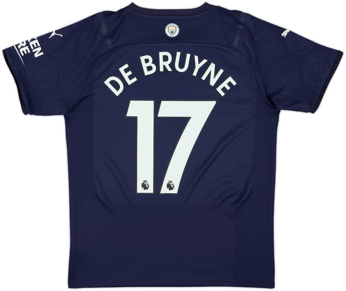 2021-22 Manchester City Third Shirt De Bruyne #17 - 8/10 - (M)