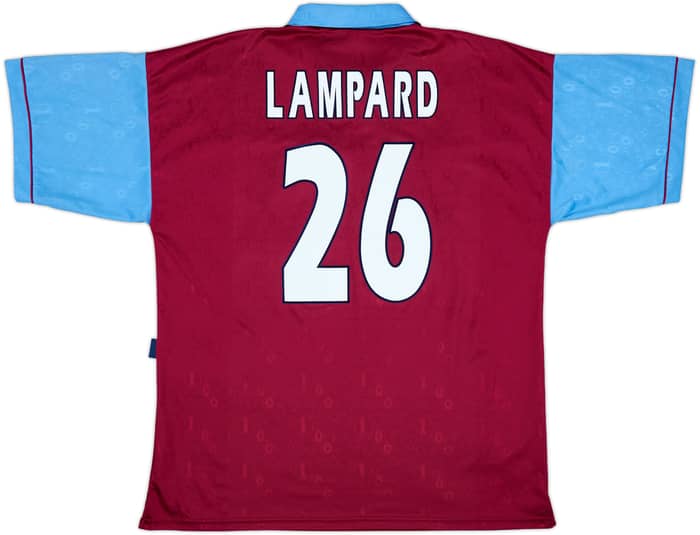 1995-97 West Ham Centenary Home Shirt Lampard #26 - 9/10 - (XL)