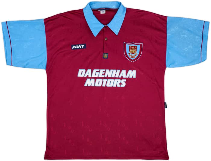 1995-97 West Ham Centenary Home Shirt Lampard #26 - 9/10 - (XL)