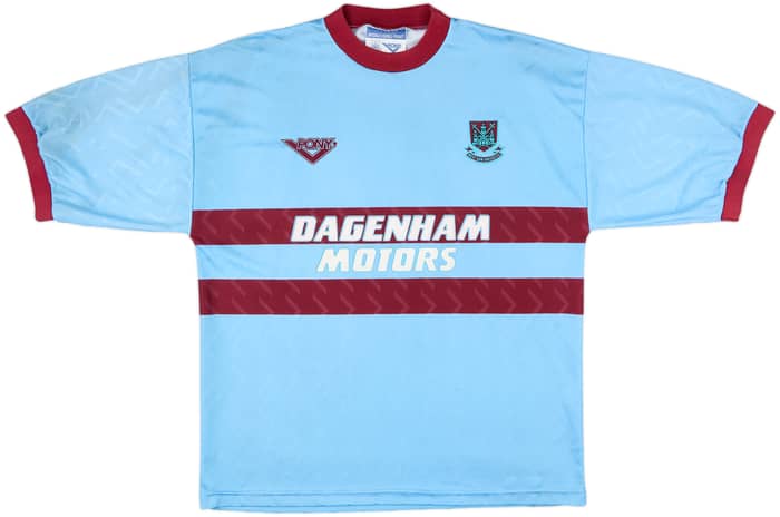 1993-95 West Ham Away Shirt - 9/10 - (XL)