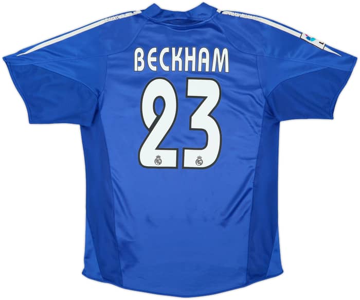 2004-05 Real Madrid Third Shirt Beckham #23 - 6/10 - (S)