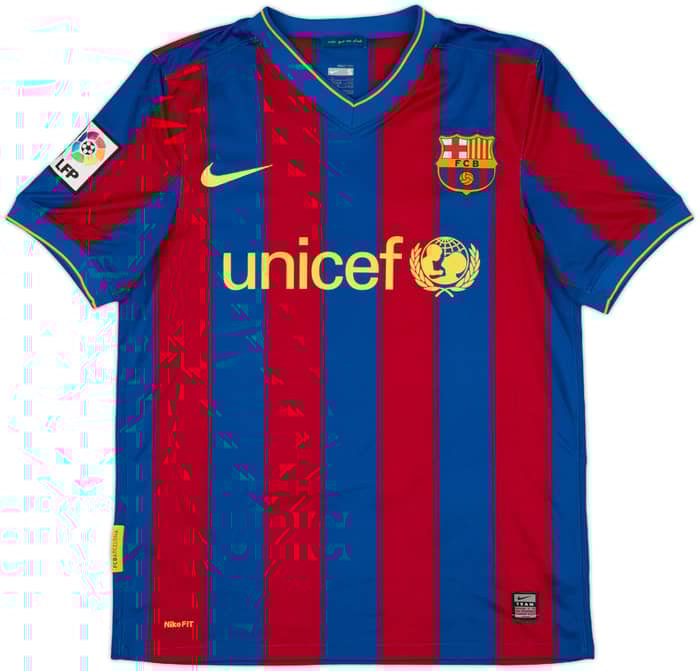 2009-10 Barcelona Home Shirt A.Iniesta #8 - 6/10 - (S)