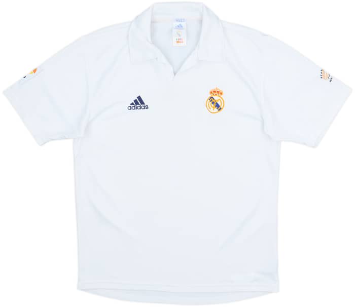 2001 Real Madrid Home Shirt Raul #7 - 6/10 - (S)