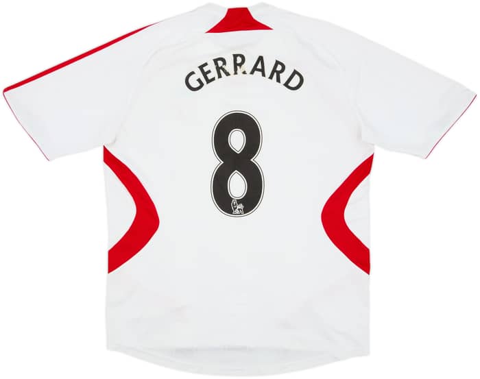 2007-08 Liverpool Away Shirt Gerrard #8 - 5/10 - (L)