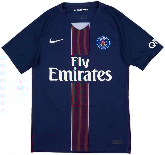 2016-17 Paris Saint-Germain Home Shirt Di Maria #11 - 7/10 - (S)