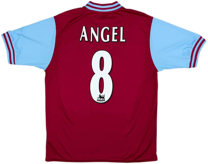 2002-03 Aston Villa Home Shirt Angel #8 - 6/10 - (M)