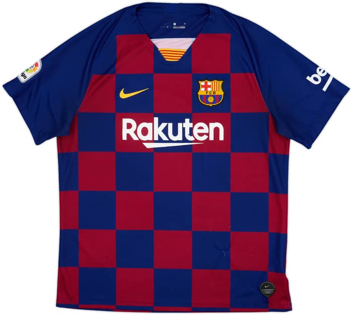 2019-20 Barcelona Home Shirt Messi #10 - 4/10 - (XL)