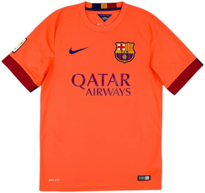 2014-15 Barcelona Away Shirt Messi #10 - 7/10 - (S)