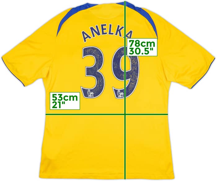2008-09 Chelsea Third Shirt Anelka #39 - 6/10 - (L)