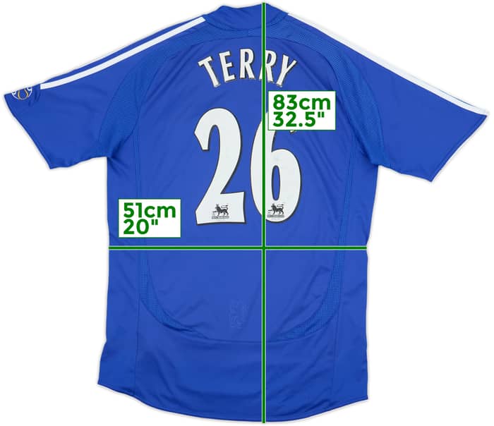2006-08 Chelsea Home Shirt Terry #26 - 5/10 - (M)