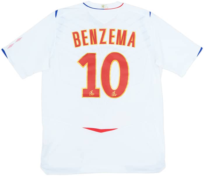 2008-09 Lyon Home Shirt Benzema #10 - 5/10 - (L)