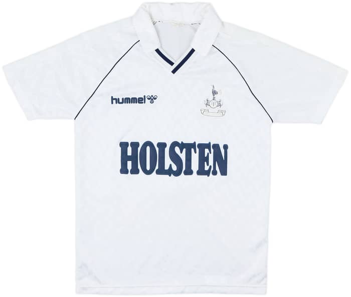 1987-89 Tottenham Home Shirt #8 - 7/10 - (S)