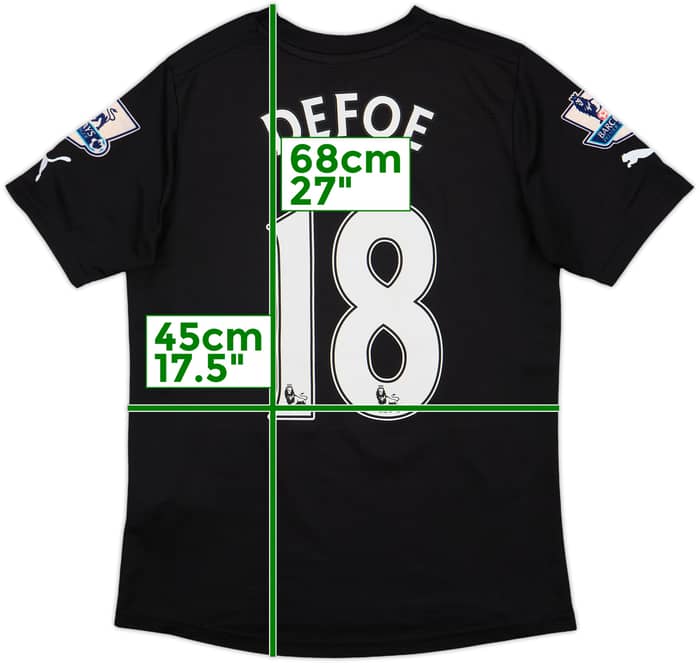 2011-12 Tottenham Third Shirt Defoe #18 - 6/10 - (XL.Boys)