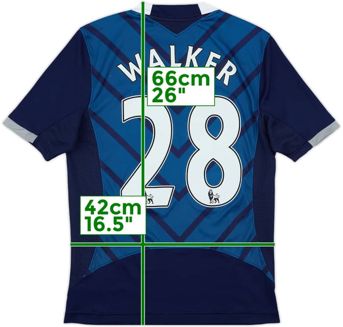 2012-13 Tottenham Away Shirt Walker #28 - 8/10 - (XL.Boys)