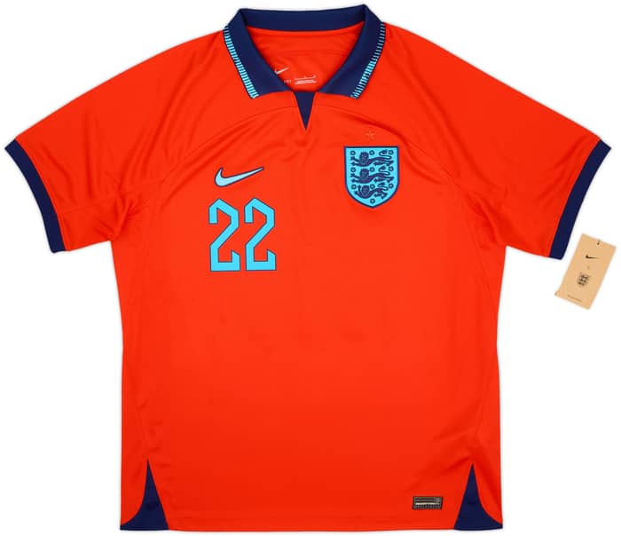 2022-23 England Away Shirt Bellingham #22 (L)