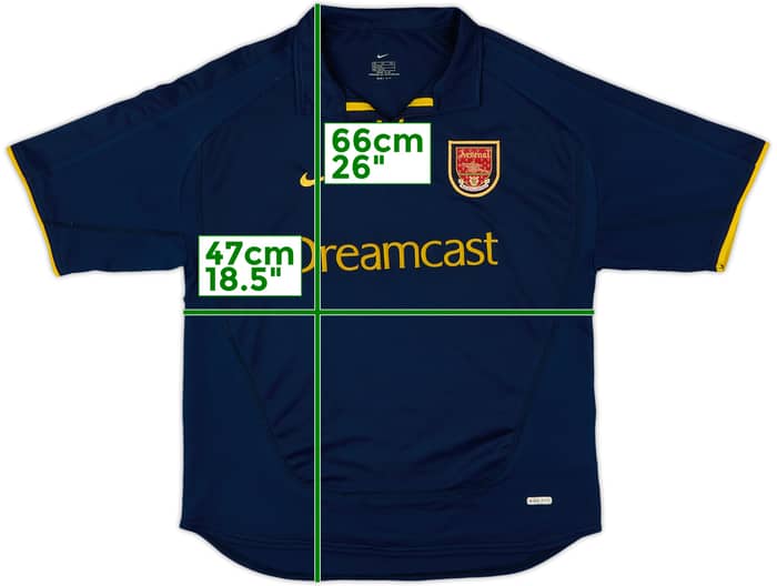 2000-02 Arsenal European Shirt - 8/10 - (XL.Boys)