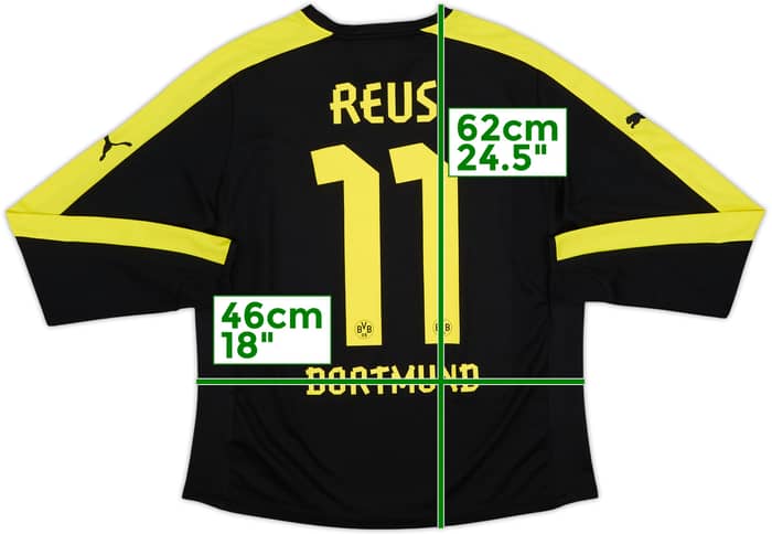 2013-14 Borussia Dortmund Away L/S Shirt Reus #11 - 8/10 - (XL.Boys)