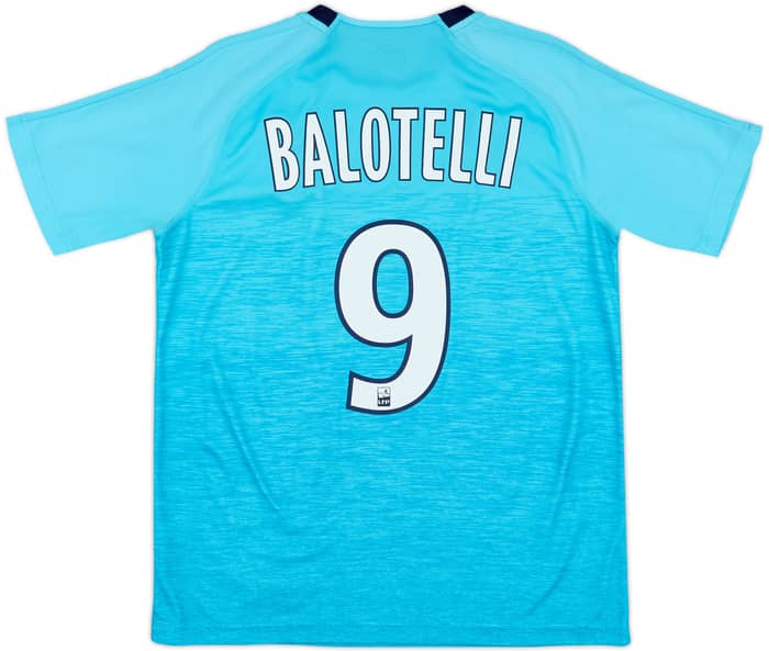 2018-19 Olympique Marseille Third Shirt Balotelli #9 - 8/10 - (XL.Boys)