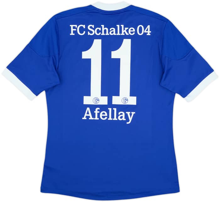 2012-14 Schalke Home Shirt Afellay #11 - 4/10 - (M)