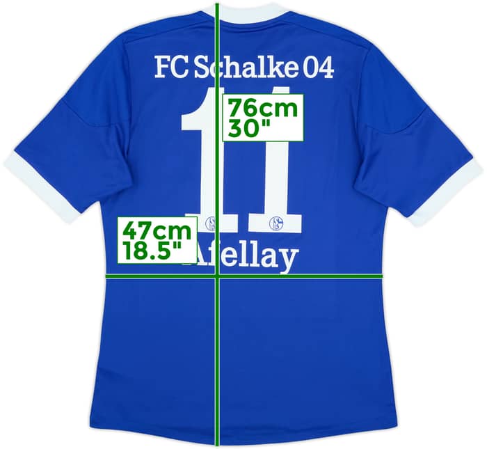 2012-14 Schalke Home Shirt Afellay #11 - 4/10 - (M)