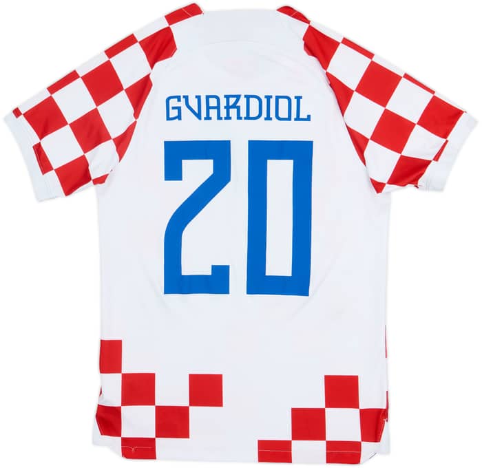 2022-23 Croatia Home Shirt Gvardiol #20 - 5/10 - (S)
