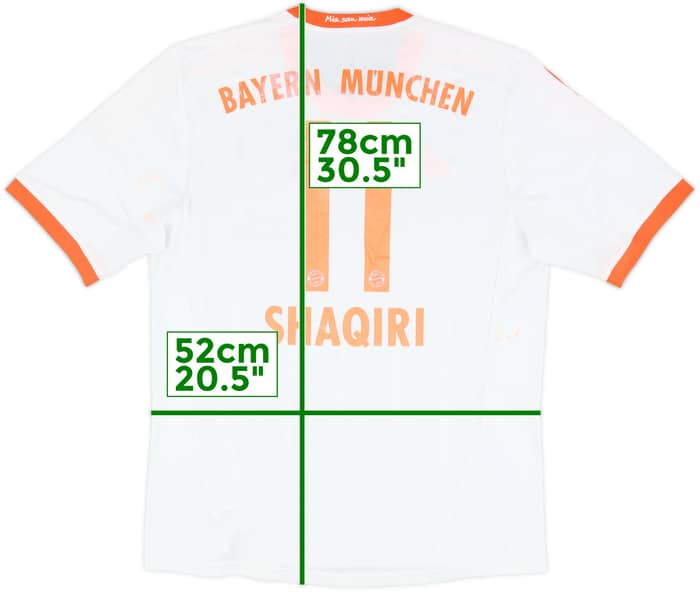 2012-13 Bayern Munich Away Shirt Shaqiri #11 - 4/10 - (L)