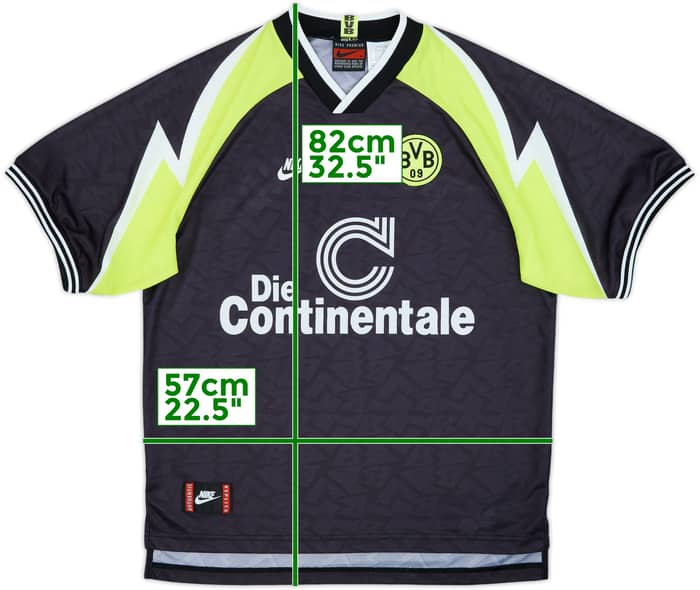 1995-96 Borussia Dortmund Away Shirt - 10/10 - (XL)