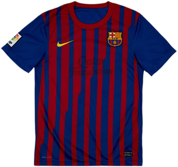 2011-12 Barcelona Home Shirt - 3/10 - (S)