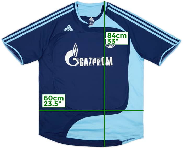 2007-08 Schalke European Home Shirt - 4/10 - (XL)