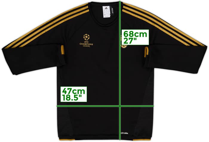 2015-16 Juventus adidas CL Sweat Top - 8/10 - (S)