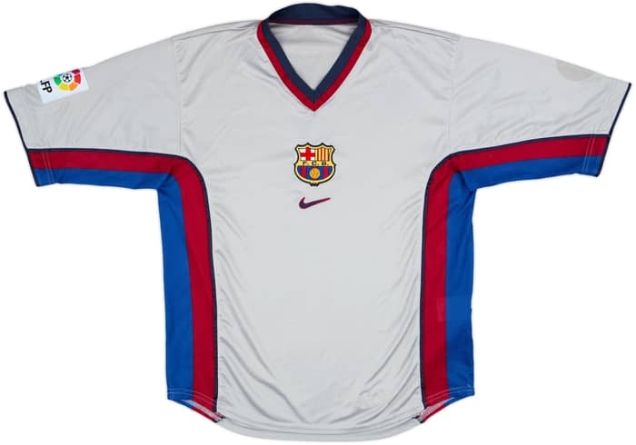 1998-01 Barcelona Away Shirt Rivaldo #11 - 8/10 - (S)