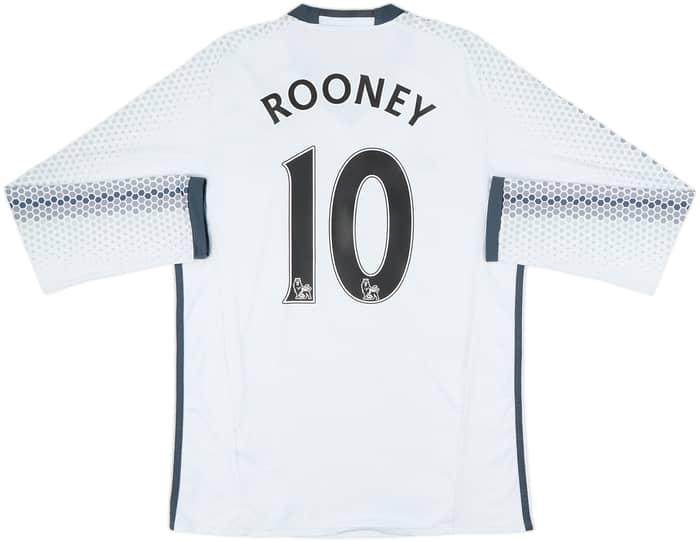 2016-17 Manchester United Third L/S Shirt Rooney #10 - 7/10 - (L)