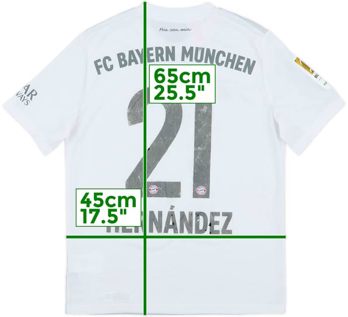 2019-20 Bayern Munich Away Shirt Hernandez #21 - 5/10 - (L.Boys)