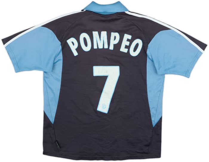 2001-02 Olympique Marseille Away Shirt Pompeo #7 - 7/10 - (M.Boys)