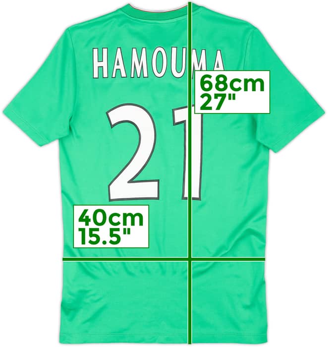 2015-16 Saint Etienne Home Shirt Hamouma #21 - 8/10 - (XS)