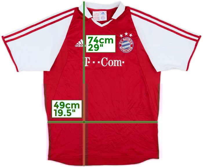 2004-05 Bayern Munich Home Shirt - 8/10 - (XL.Boys)