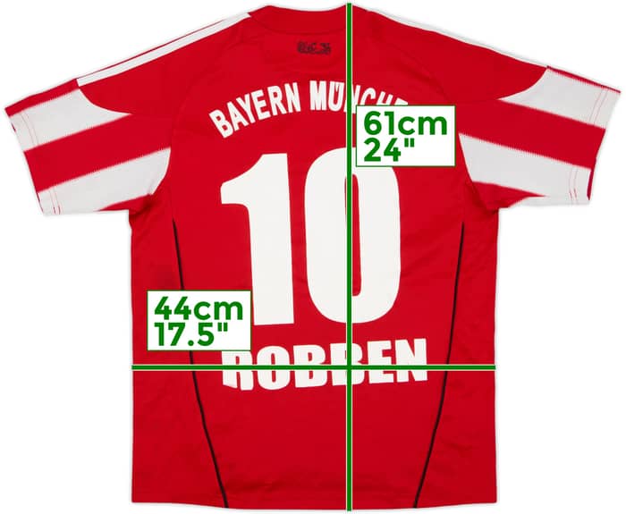 2010-11 Bayern Munich Home Shirt Robben #10 - 5/10 - (M.Boys)