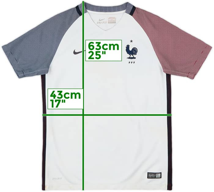 2016-17 France Away Shirt - 4/10 - (L.Boys)