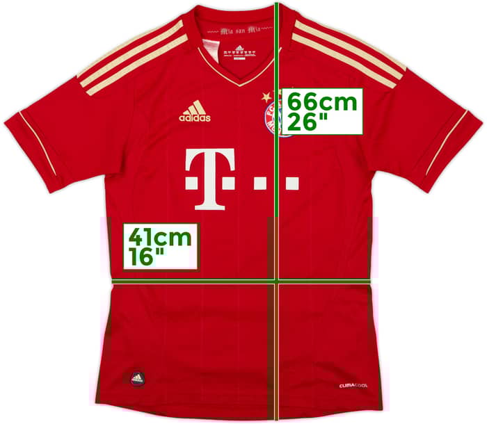 2011-12 Bayern Munich Home Shirt - 6/10 - (L.Boys)