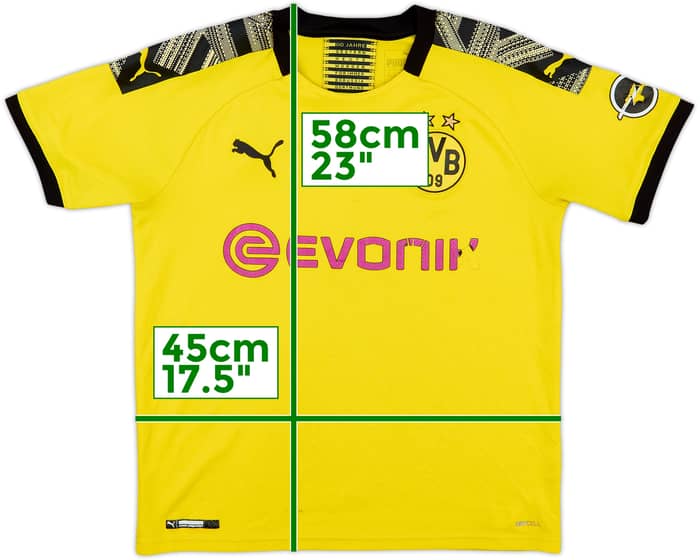 2019-20 Borussia Dortmund Home Shirt - 4/10 - (L.Boys)